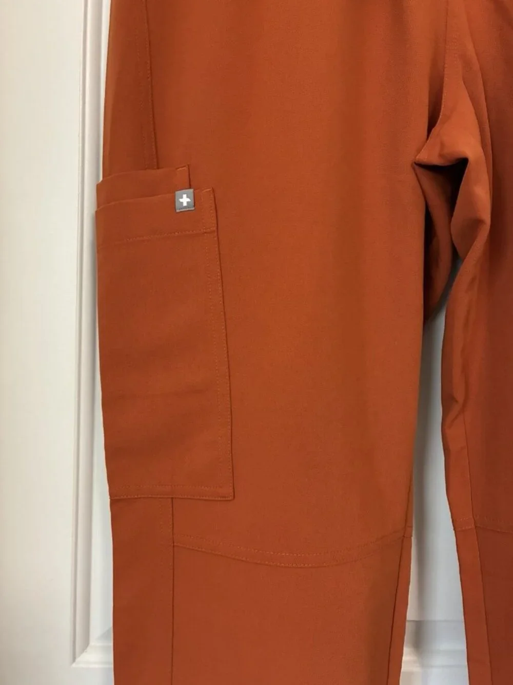 Figs Axim Cargo Scrub Pants In Rust Size LS 34” x 28”